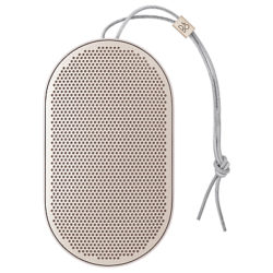 B&O PLAY by Bang & Olufsen Beoplay P2 Portable Splash-Resistant Bluetooth Speaker Sand Stone
